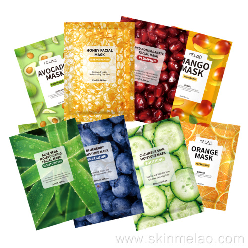 Organic Facial Fruit Sheet Mask